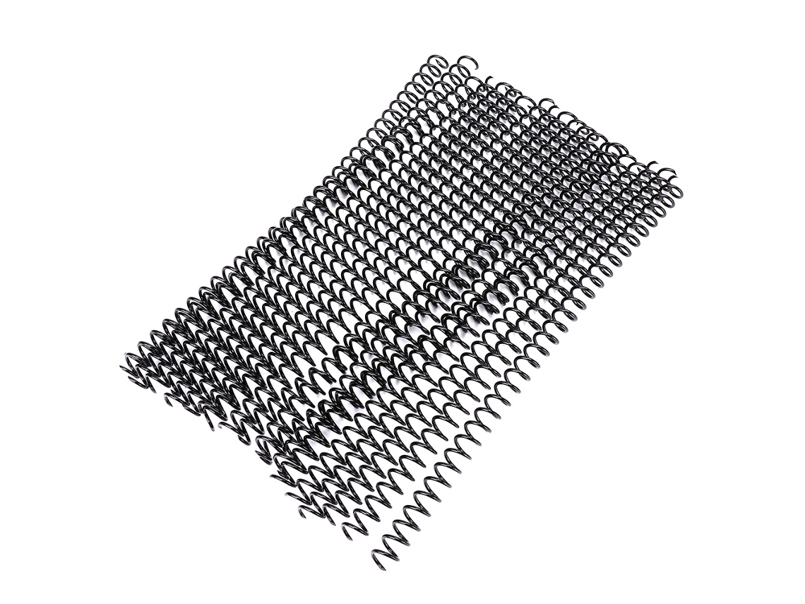 20 Peças De Anéis De União Plástica Para Folhas Soltas Espiral Resorte 11mm Preto A4
