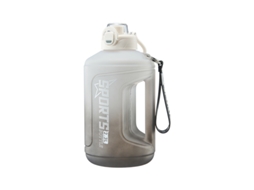 Garrafa Portátil Extragrande De 2300ml Com Efeito Degradê Preto E Branco