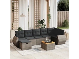 Garden Sofa Set, Garden Sofa Sets Vidaxl Cinzeto Rattan / Vime (n/a)
