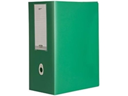 Caixa de Armazenamento Verde FELLOWES U215Ve Project Plus com Fecho de Botão e Porta-Etiqueta