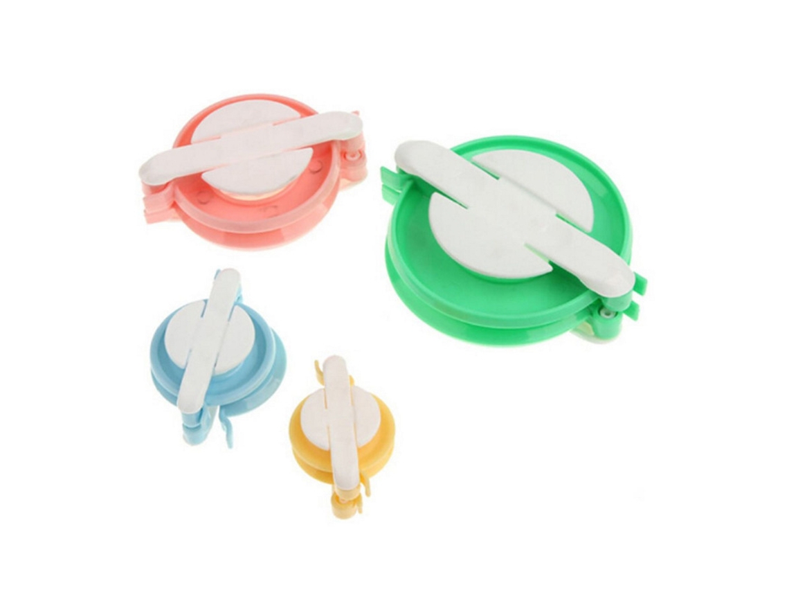 Conjunto de 4 Ferramentas para Tecer Bolas de Cabelo Trançado . AQUAFORGE (vermelho, Amarelo, Rosa e Verde)