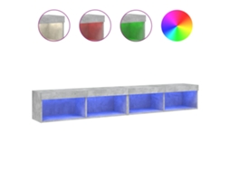 Tv Cabinet Set, Tv Cabinet Sets Vidaxl Cinzeto Madeira Processada (n/a)