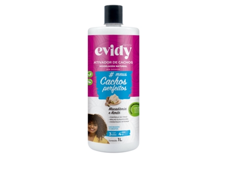 Cachos Ativador Macadamia e Karité 1L EVIDY FAMILY