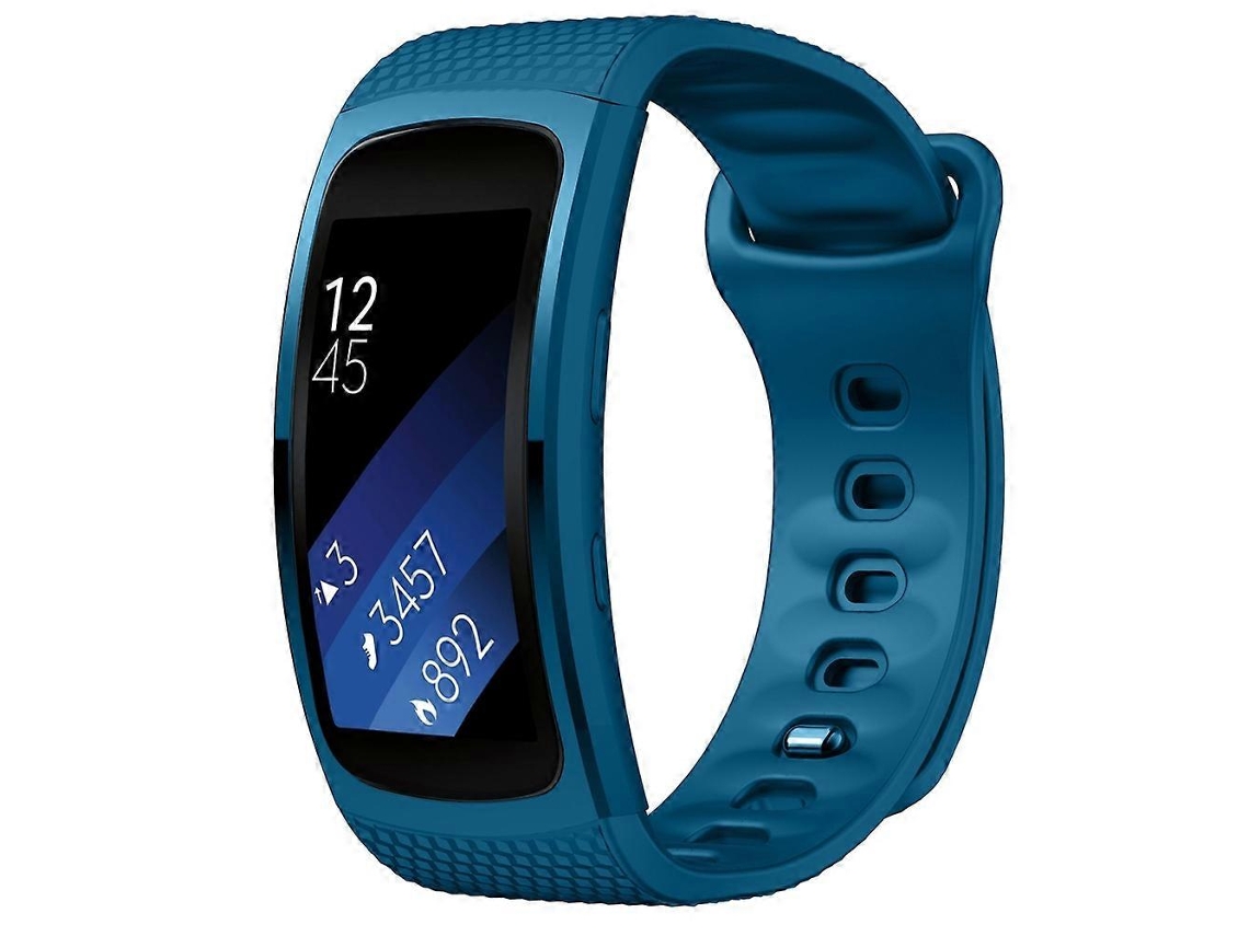 Pulseira De Silicone Para Samsung Gear Fit2 Pro, Tamanho: G (branca)