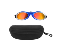 Óculos de Sol para Cães com Proteção UV, Ajustável, para Pequenos Cães, Azul ou Vermelho MARCA