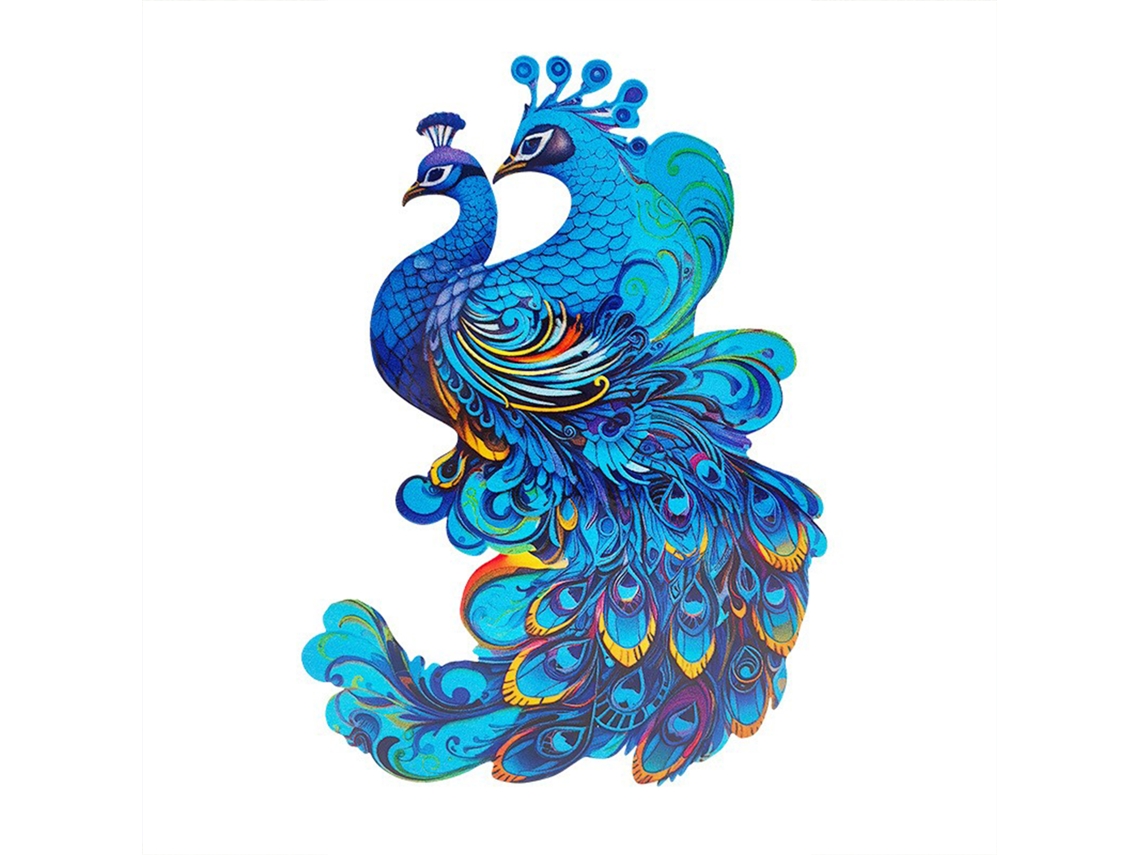 Pavão Azul para Decoração de Jardim Externo LAXISCREED