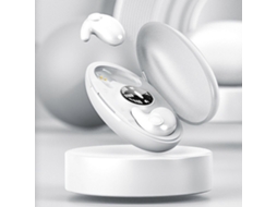 Fones De Ouvido Intra Auriculares Bluetooth 5.3, Estéreo, Sem Fio, Invisíveis, Com Cancelamento De Ruído E Tela Led. Ly Ebike