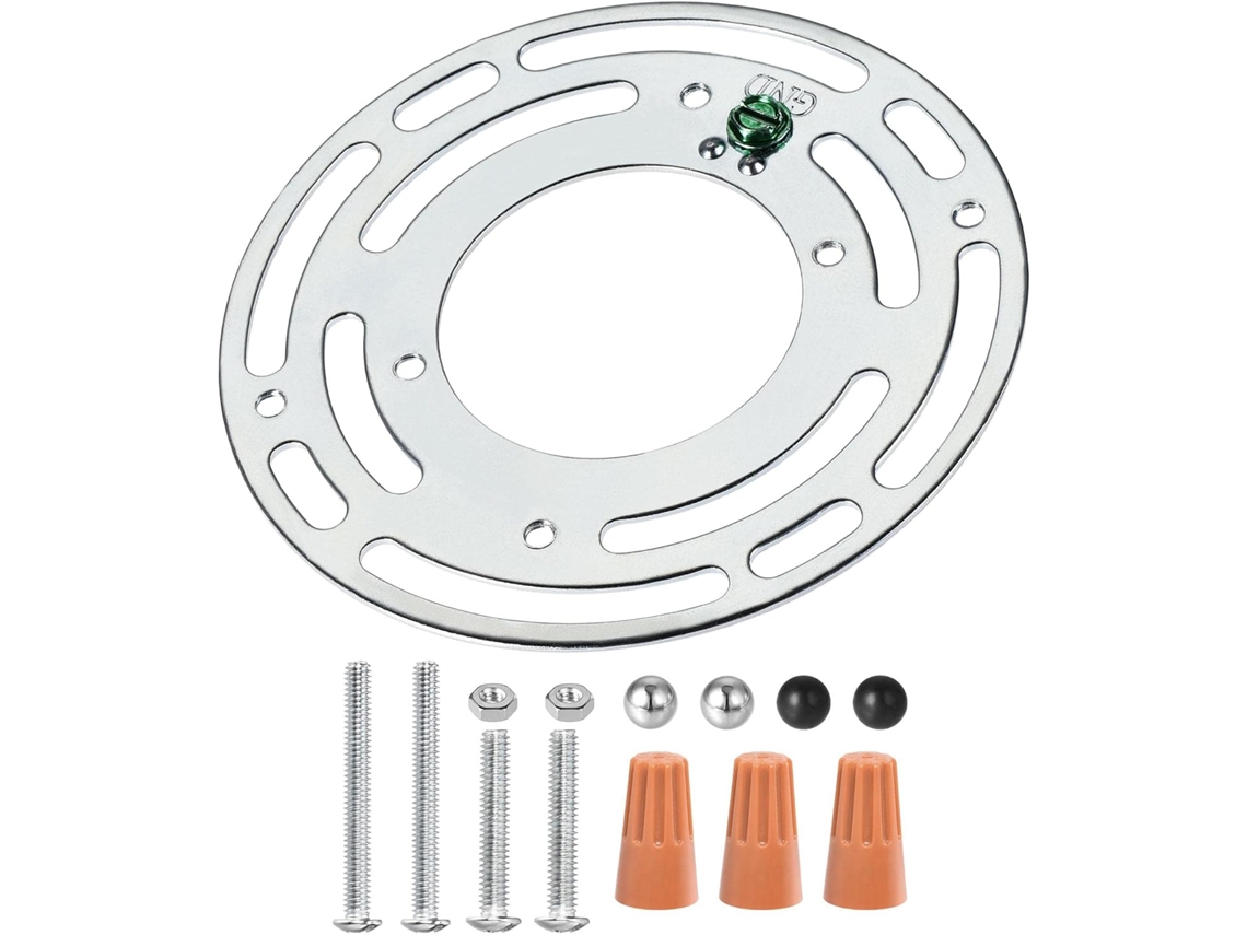 Kit de Barra Transversal para Luminária com Suporte Circular 4 polegadas CHABERLU