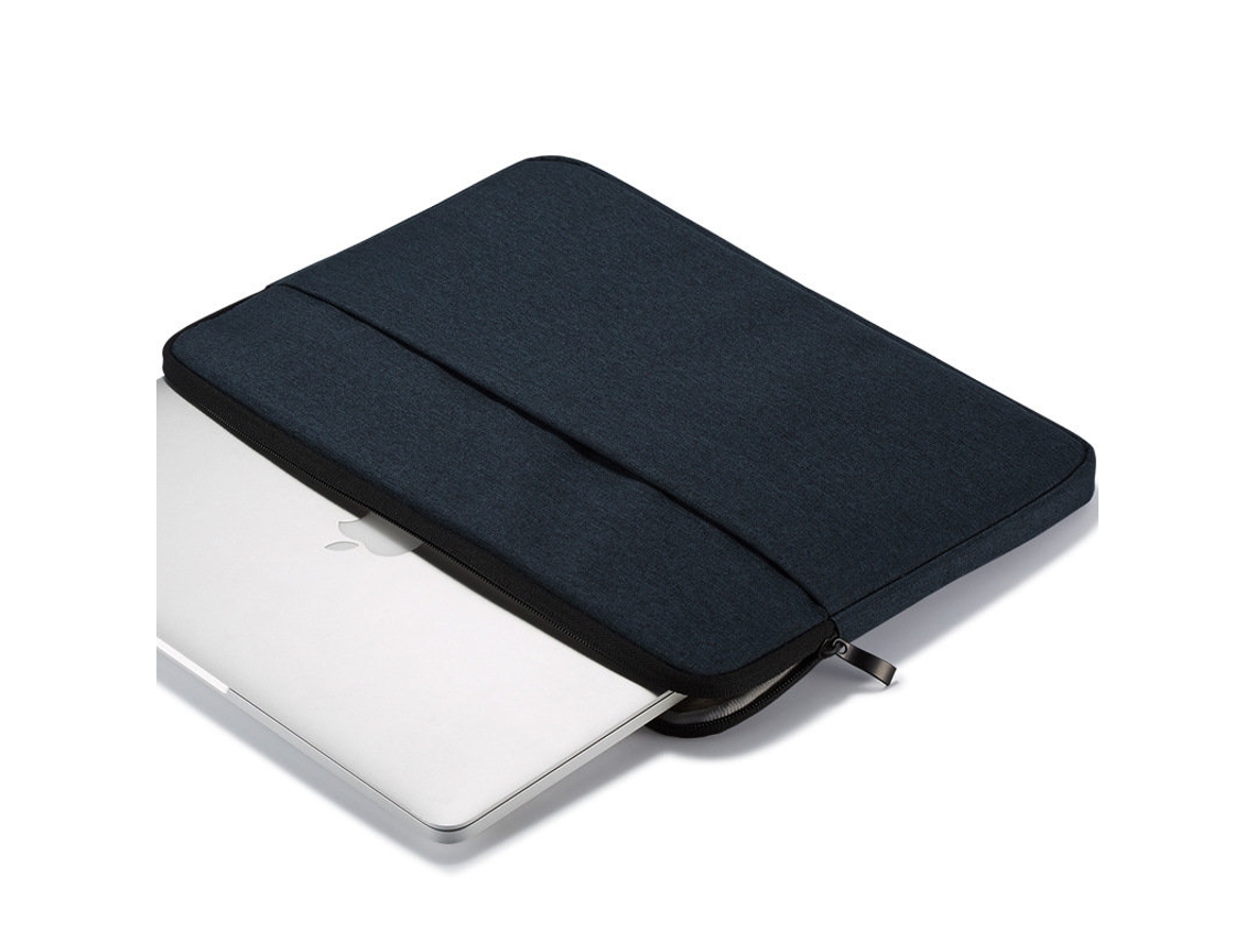 Capa Para Laptop De 15,6 Polegadas, Compatível Com Macbook Pro E Air - Preto E Azul
