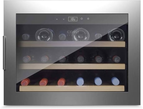 Cave de Vinho CASO WineSafe 18 EB (18 Garrafas - Inox)