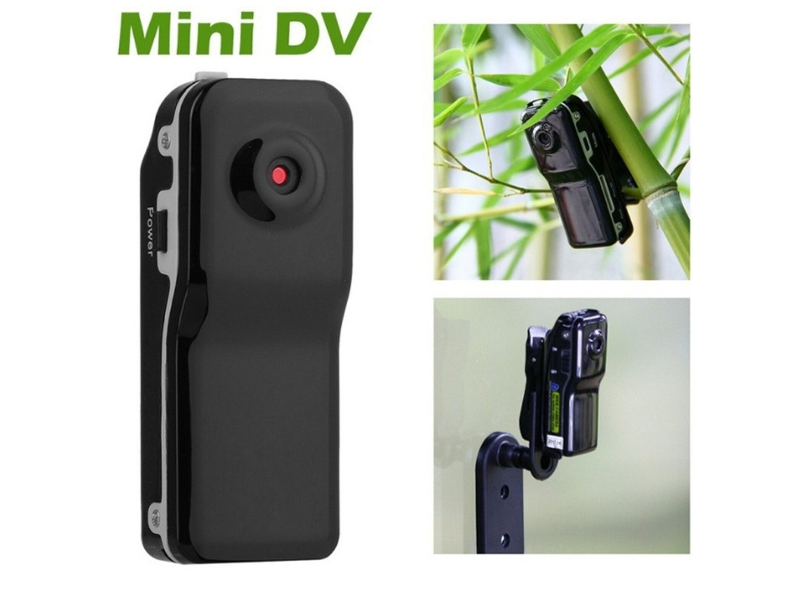Mini câmera espiã oculta com Bluetooth, câmera de vigilância sem fio WiFi HD 1080P com alto-falante Bluetooth, câmera esportiva para uso interno e externo, preta Bestvite