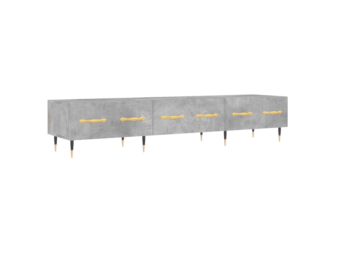 Tv Cabinet, Tv Cabinets Vidaxl Cinzeto Madeira Processada (n/a)