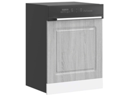 Vidaxl Painel Máquina Lavar Louça Kalmar 60x1,5x57 Cm Cinzento Sonoma