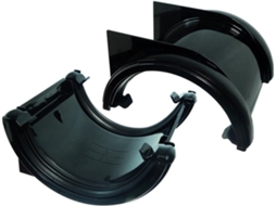 Suporte Semicircular Preto Para Tubo De Escape De 112 Mm