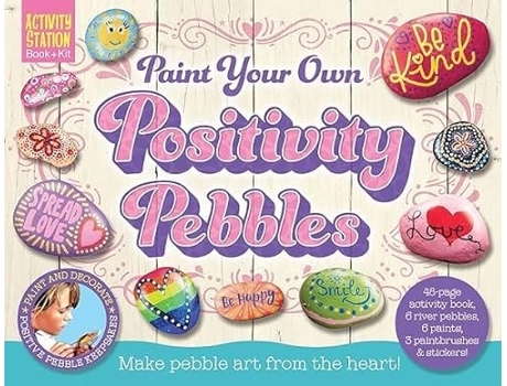 Livro Paint Your Own Positivity Pebbles de Bonny Byford (Inglês)