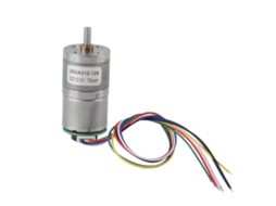 Motorreductor Dc 12v 70rpm Com Encoder De Metal Engranaje Reductor 25ga-310-128