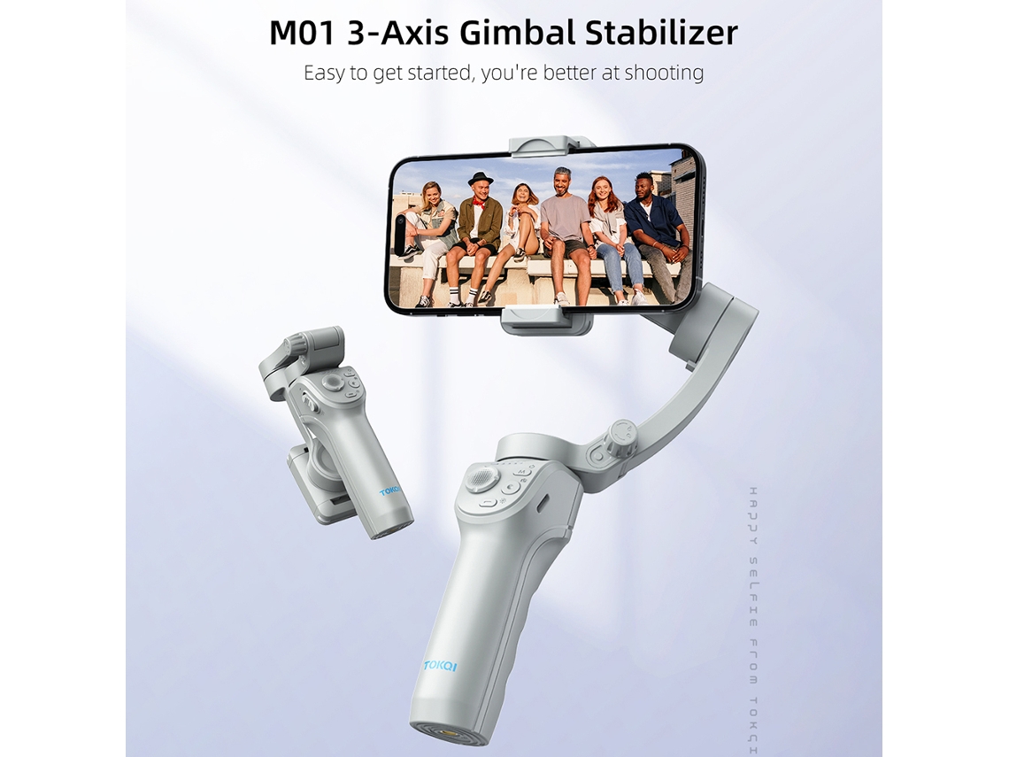 Estabilizador Gimbal Para Smartphone Com Rastreamento Automático