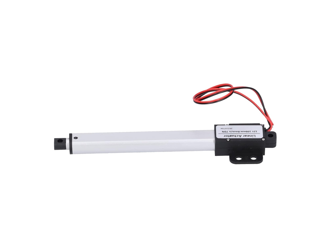 Mini Atuador Linear De 100 Mm, 12 V, Elétrico E Silencioso