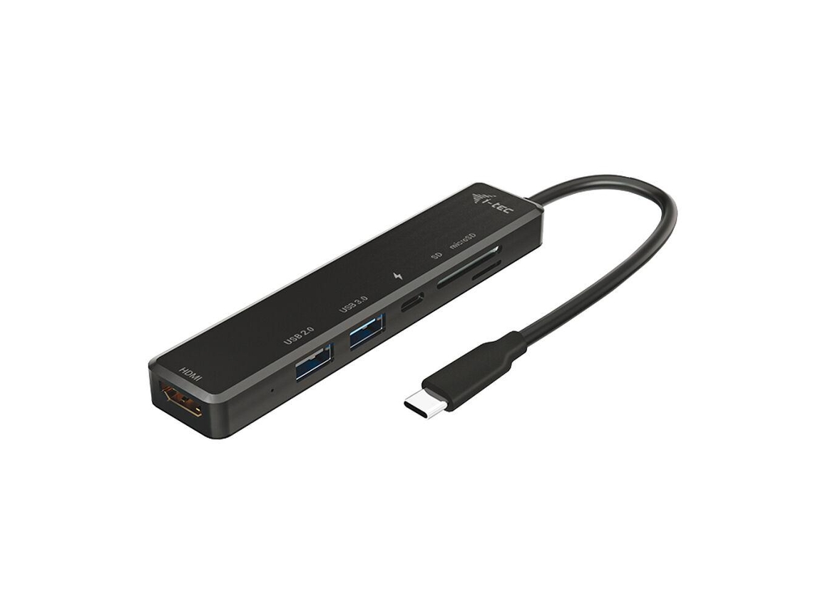I-Tec C31Traveleasydockpd Base &amp; Duplicador de Portas com Fios Usb 3.2 Gen 1 3.1 Gen 1 Type-C Preto