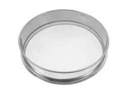 Peneira De Aço Inoxidável Para Esmalte: Filtro Redondo De 25 Cm Com Malha 100 Para Argila Cerâmica E Tinta, Universal