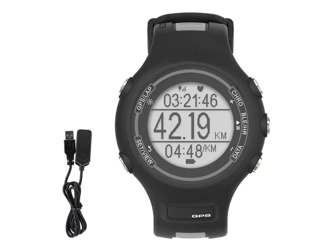 Relógio Inteligente Ezon T901, Passo Contador Gps, Preto, Marca Autorizada. EOOCOO