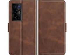 Capa Vivo X70 Pro+ Plus HFS-HOUSE Castanho