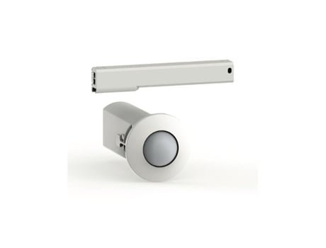 Mini Detector De Movimento Pir 360º Embutido No Teto Ip40 3,8x8,5x8cm Cor Branca Dinuy (2000w 1000lm 230v)