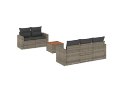 Garden Sofa Set, Garden Sofa Sets Vidaxl Cinzeto Rattan / Vime (n/a)
