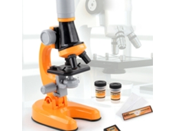 Microscópio Infantil atualizado 1200x, brinquedo de ciência, kit com acessórios para alunos do ensino fundamental | S/MARCA