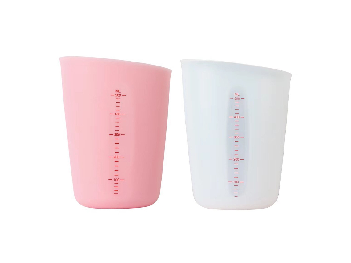 Copos de Medição de Silicone para Resina Copos de Mistura Antiaderentes Ferramenta de Cola Branco