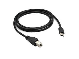 Cabo de impressora USB C para USB B confiável, cabo de substituição macho B para macho C para impressoras, scanners e controladores MIDI Slowmoose