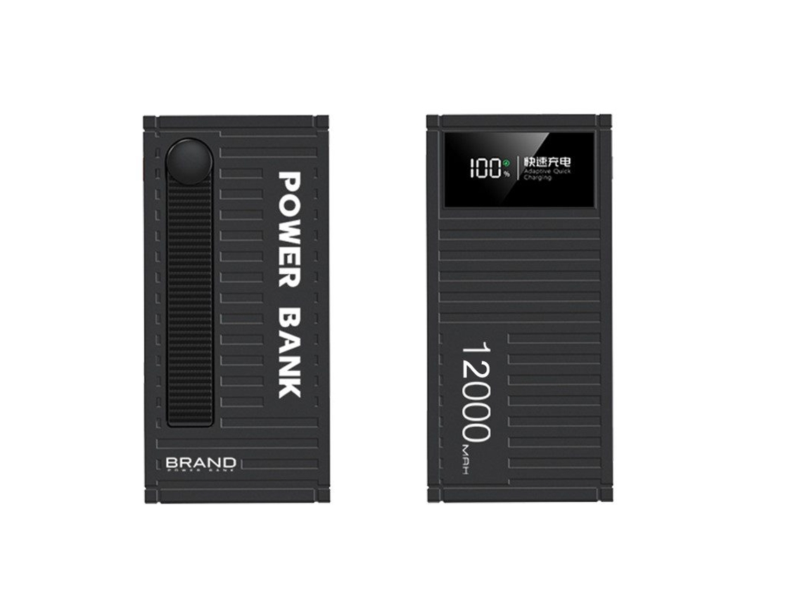 Powerbank 12 000 mAh Carregamento Rápido 22.5W (Preto)