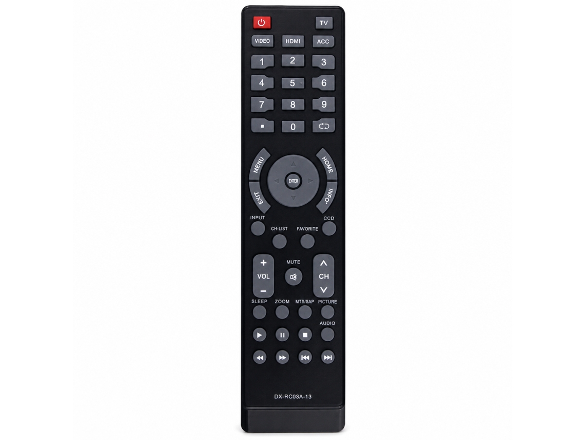 Comando À Distância Para Tv Compatível Com Dynex Dx-rc03a-13