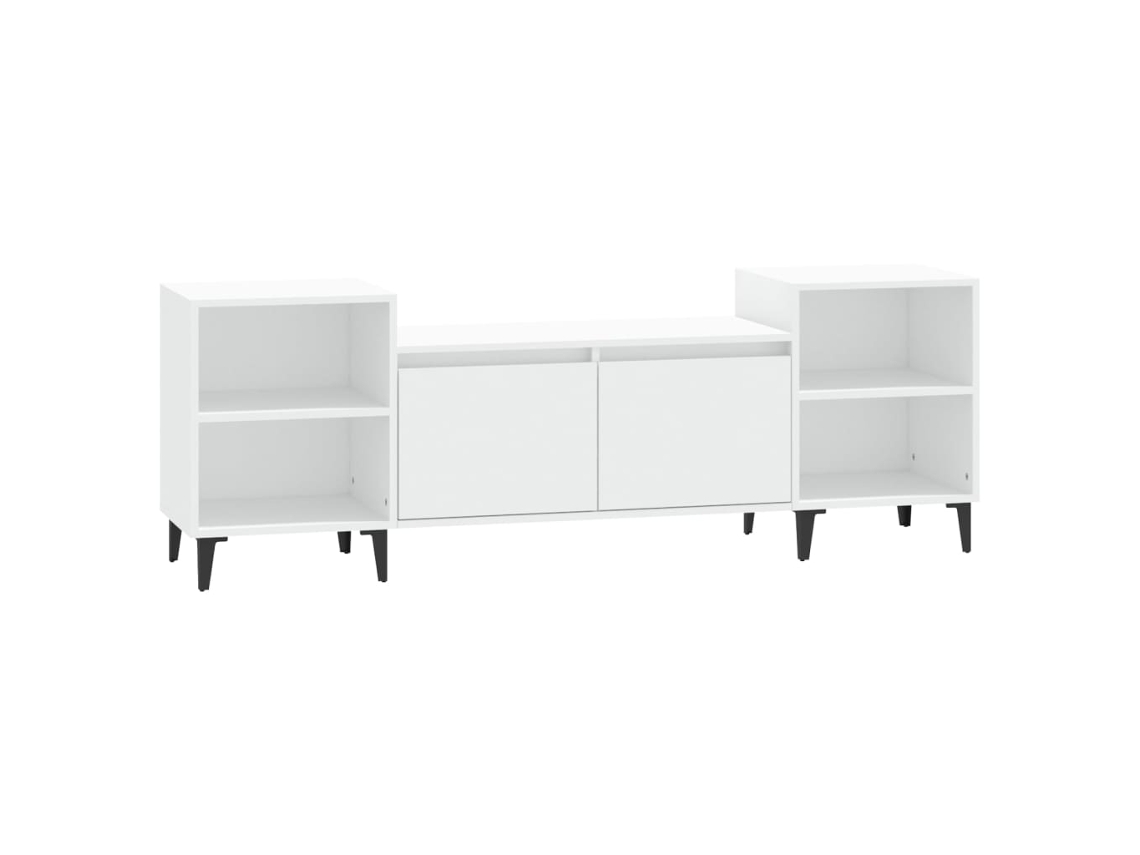 Tv Cabinet, Tv Cabinets Vidaxl Branco Madeira Processada (n/a)