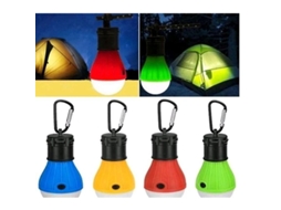 Lâmpada De Camping Esférica À Prova De Água Para Ar Livre Com Interruptor Manual E Bateria Led 4.5v 1.5w Amarillo