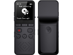 Sxhlseller Gravador Vocal Numérique, Profissional Tela Tft 1,4 Polegadas, Microfone Duplo Conferências,