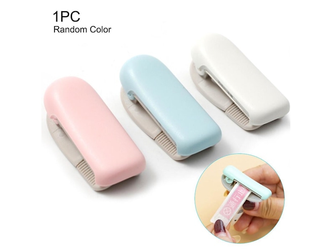 Mini Porta, Fita Adesiva Washi Para Material De Escritório, Dispensador De Fita Adesiva Portátil De Plástico Estilo Kawaii Para Uso No Escritório