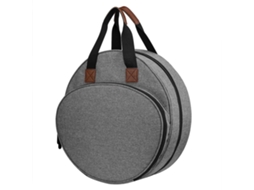 Bolsa De Armazenamento Portátil Para Kit De Projeto De Bordado Cinza Slowmoose
