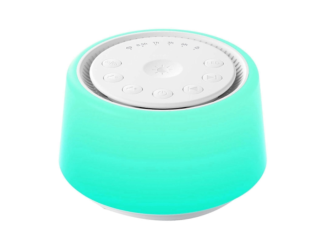 Aparelho Portátil para Auxiliar no Sono com 30 Sons Relaxantes, 10 Luzes Noturnas de Led Ajustáveis, para Uso Doméstico, Multicolorido. TAISHENGDA