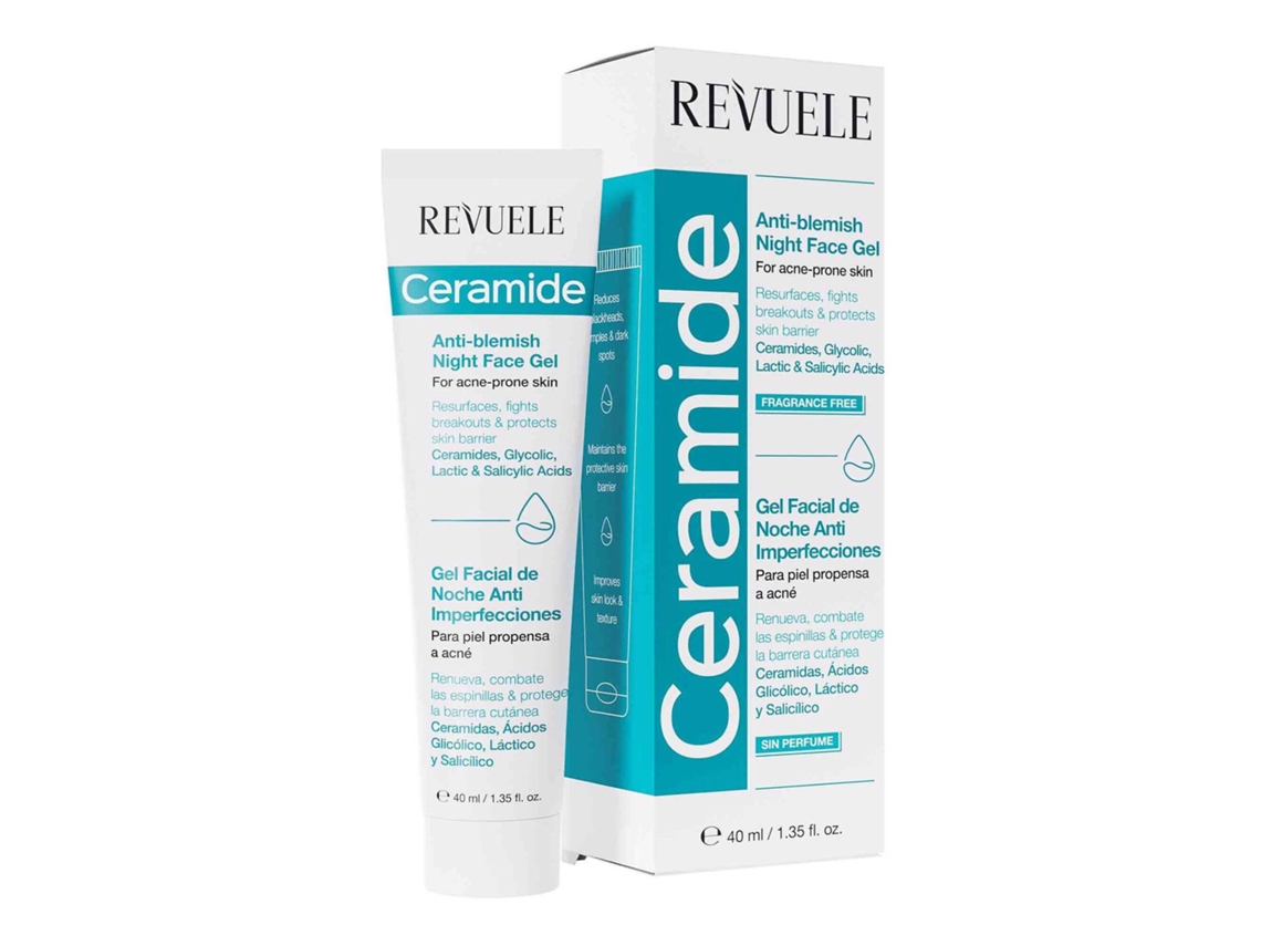 Gel de Rosto REVUELE Ceramide Anti-blemish Noite (40 ml)