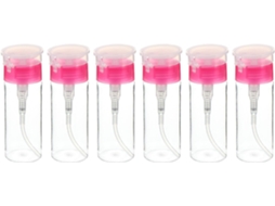 Nuobesty De 6 Frascos Transparentes De 100ml Para Removedor De Esmalte