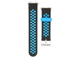 Aetheria pulseira de Silicone Esportiva Universal 42mm para Oppo Watch 2 (preto Azul)