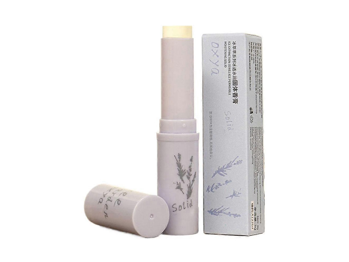 Perfume sólido em bastão - Fragrância duradoura e portátil cinza 3g