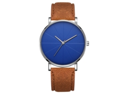 Reloj De Pulsera Analógica De Cuarzo Con Dial Redondo Moda Simple (13)