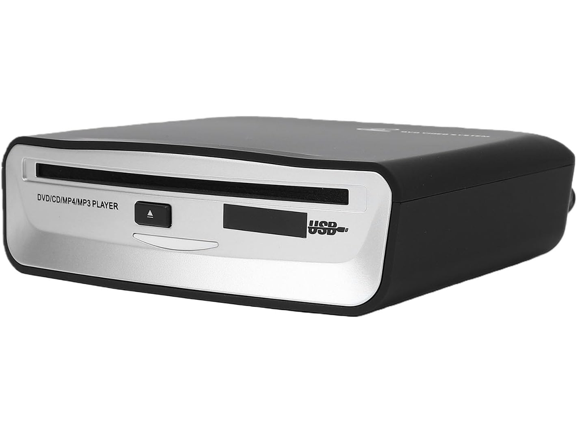 Leitor De Cd Portátil Para Carro Licaevey, Reprodutor De Cd Dvd Usb Externo Com Interface Dupla, À Prova De Choque