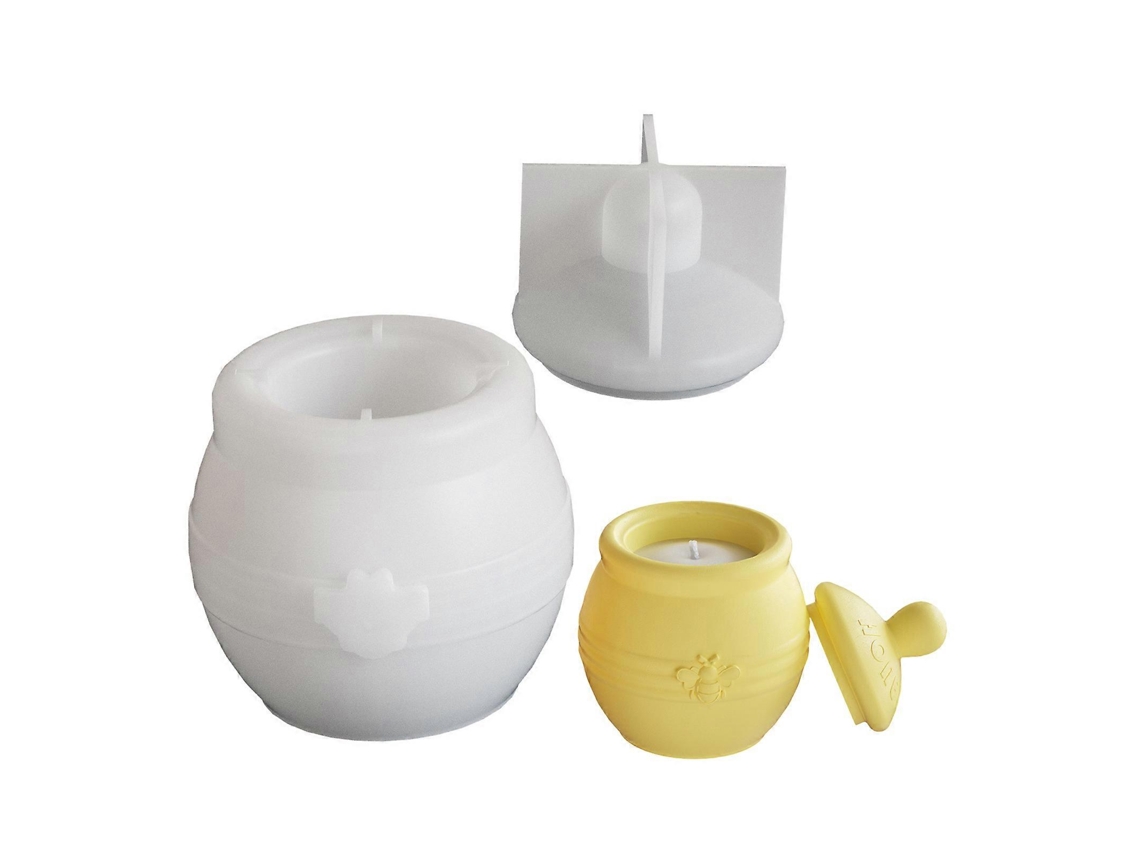 Moldes De Silicone Reutilizáveis ​​para Potes, Moldes De Silicone Para Castiçais, Ferramentas Para Fabricação De Joias, Incluindo Castiçais E Potes.