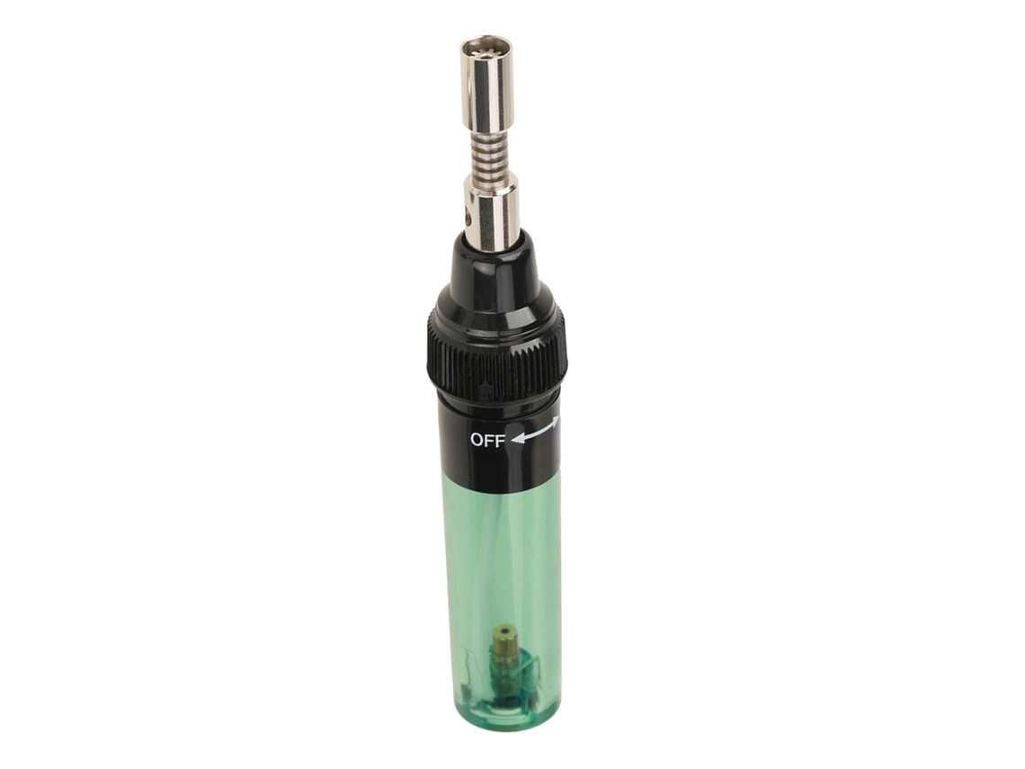 Soplete De Gás Butano Sem Fio Soldador De Ferro Pistola Ferramenta 1300℃ (verde)