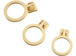 1 Peça De Puxador Quadrado Dourado Para Móveis, Em Liga De Zinco, Para Portas E Gavetas De Armários Cozinha 8013