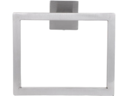 Suporte De Toalha Mão Pretyzoom Em Aço Inoxidável, Para Parede, Com Argola Quadrada, Ideal Para Cozinha E Banheiro