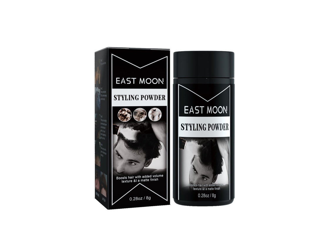 Pó de Textura East Moon para Cabelo Masculino Que Hidrata, Modela e Prolonga o Efeito com Durabilidade LAXISCREED